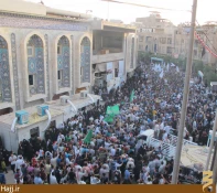 تصاويري از كاروان شادي در كربلا به مناسبت نيمه شعبان