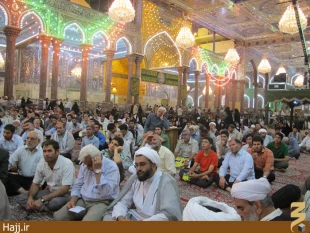 مراسم جشن نيمه شعبان در حرم اباعبدالله + عكس