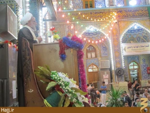 مراسم جشن نيمه شعبان در حرم اباعبدالله + عكس