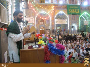 مراسم جشن نيمه شعبان در حرم اباعبدالله + عكس