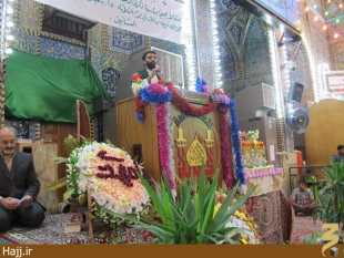 مراسم جشن نيمه شعبان در حرم اباعبدالله + عكس