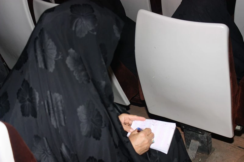 جلسه آموزشي بانوان حج گذار مازندران