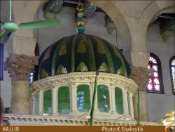 سر مبارك حضرت يحيي(ع)