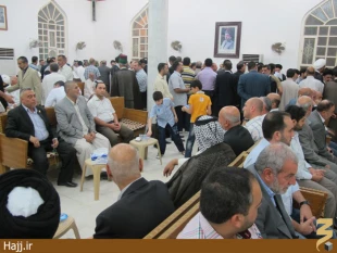 حضور نماينده بعثه در بزرگداشت آيت الله حكيم/عكس