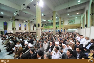 كارگزاران حج با رهبر معظم انقلاب ديدار كردند + تصوير
