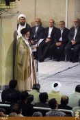 كارگزاران حج با رهبر معظم انقلاب ديدار كردند + تصوير