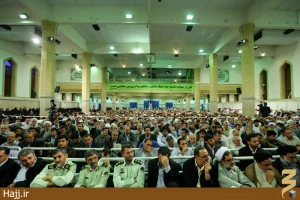 تصاویری دیگر از دیدار کارگزارن حج با رهبر انقلاب