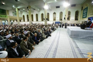 تصاويري ديگر از ديدار كارگزارن حج با رهبر انقلاب