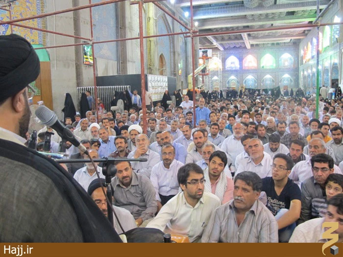 جشن ميلاد باسعادت امام رضا در حرم قمر بني هاشم 