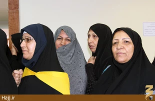 ديدار نماينده ولي فقيه با جمع ديگري از زائران +عكس
