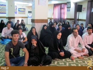 زوجهاي جوان مهمان بعثه مقام معظم رهبري در كربلاي معلي