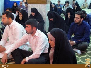 زوجهاي جوان مهمان بعثه مقام معظم رهبري در كربلاي معلي