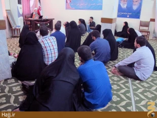 زوجهاي جوان مهمان بعثه مقام معظم رهبري در كربلاي معلي