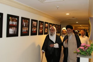 نمايندگان بعثه‌هاي مراجع تقليد در بعثهِ رهبري حضور يافتند+عكس