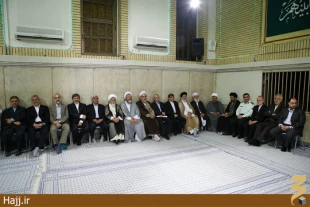 حاشيه هاي تصويري ديدار كارگزارن حج با رهبر انقلاب
