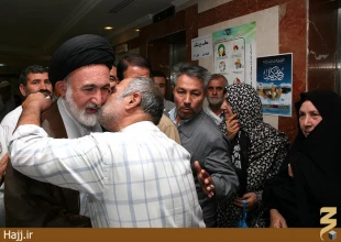 ديدار سرپرست حجاج با زائران ايراني در اقامتگاه منازل الاسواف /عكس