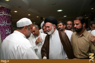 ديدار سرپرست حجاج با زائران ايراني در اقامتگاه منازل الاسواف /عكس