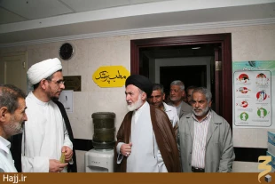 ديدار سرپرست حجاج با زائران ايراني در اقامتگاه منازل الاسواف /عكس