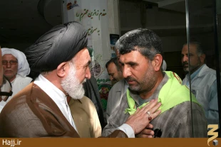 ديدار سرپرست حجاج با زائران ايراني در اقامتگاه منازل الاسواف /عكس