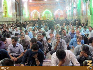 مراسم معنوي قرائت دعاي كميل در خيمه‌گاه حسيني