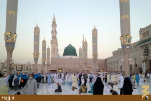 گزارش تصويري از صبح مدينه منوره ۱