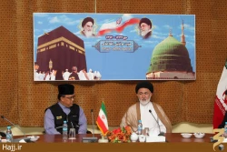 ديدار  رييس بعثهِ حج ُبرونئي با سرپرست حجاج ايراني + عكس