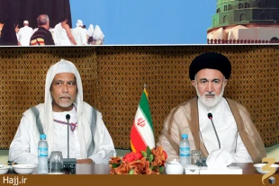 ديدار رييس بعثهِ تايلند با سرپرست حجاج ايراني/عكس