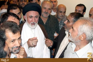 ديدار سرپرست حجاج ايراني با زائران در هتل ميدان مكه/عكس