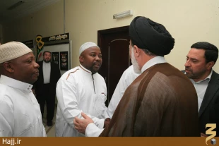 ديدار رئيس بعثهِ حج كومور با سرپرست حجاج ايراني+تصاوير