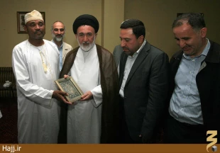 ديدار رئيس بعثهِ حج كومور با سرپرست حجاج ايراني+تصاوير