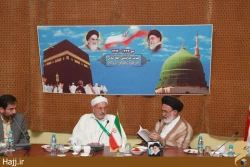 گفتگوي سرپرست حجاج ايراني با وزير امور مذهبي الجزاير و رييس بعثهِ قرقيزستان