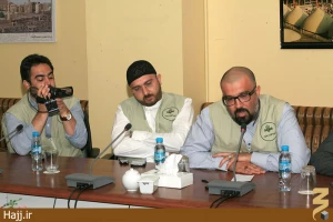 خبرنگاران و تصویربرداران رسانه ملی در حج  عکس