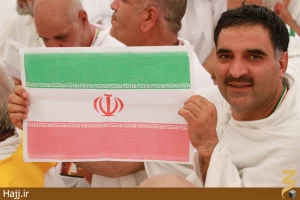 تصاویر شما  پرچم ایران در منا و عرفات