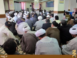 جلسه روحانیون و مداحان اعزامی به کربلا تصاویر