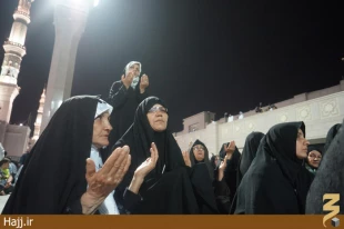 مناجات فرشتگان در كميل مدينه/ عكس