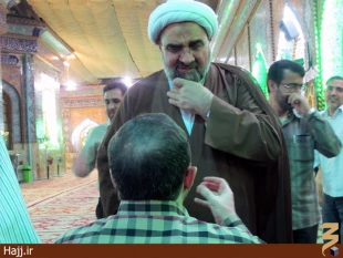 ديدار مسئول بعثه با جانبازان