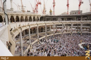 مسجدالحرام در محاصره ساخت و ساز/ تصاويري از صبح امروز