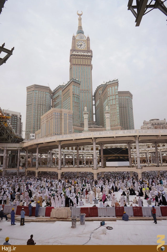 مسجدالحرام در محاصره ساخت و ساز/ تصاويري از صبح امروز
