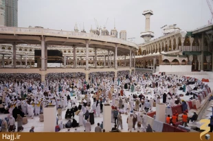 مسجدالحرام در محاصره ساخت و ساز/ تصاويري از صبح امروز