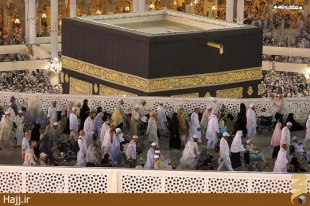طواف در چه جهتي منطقي تر است + تصاوير طواف در شب گذشته
