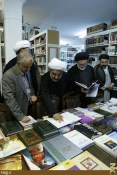 بازديدسرپرست حجاج ايراني و رئيس سازمان حج از كتابخانه تخصصي پژوهشكده حج/عكس