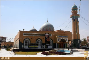 سر مقدس ابا عبدالله را در اين زمين نهاده اند/تصاوير