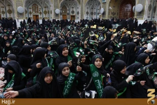 دختران عزادار حسيني در نجف اشرف/تصاوير