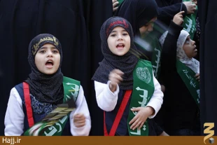 دختران عزادار حسيني در نجف اشرف/تصاوير