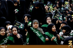 دختران عزادار حسيني در نجف اشرف/تصاوير