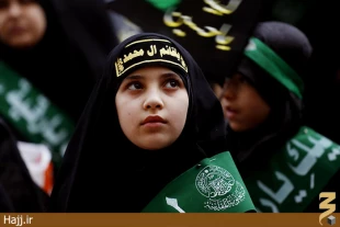 دختران عزادار حسيني در نجف اشرف/تصاوير