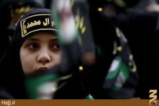 دختران عزادار حسيني در نجف اشرف/تصاوير