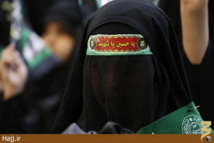 دختران عزادار حسيني در نجف اشرف/تصاوير