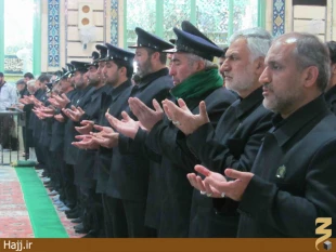 حضور مسوولان فرهنگي عمره در حرم حضرت معصومه/تصاوير