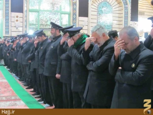 حضور مسوولان فرهنگي عمره در حرم حضرت معصومه/تصاوير
